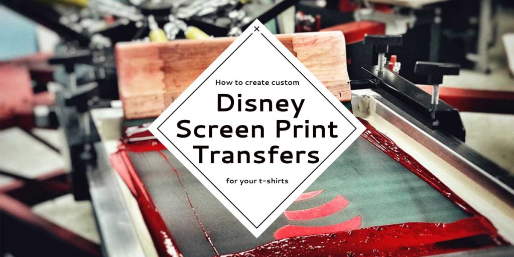 Disney Screen Print Transfers