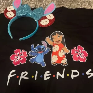 Bunny Kisses And Easter Wishes Stitch Shirt
